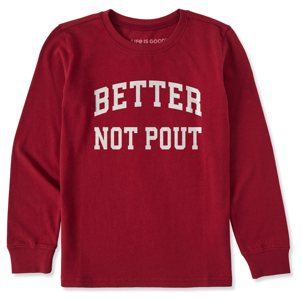 Kids Better Not Pout Arch Long Sleeve Crusher Tee product image 1