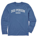 Men's Dog Person Arch Long Sleeve Crusher Tee product image 1