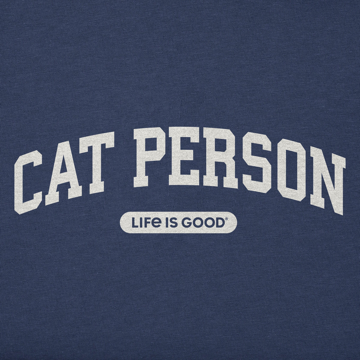Men's A Cat Person Arch Long Sleeve Crusher Tee product image 2
