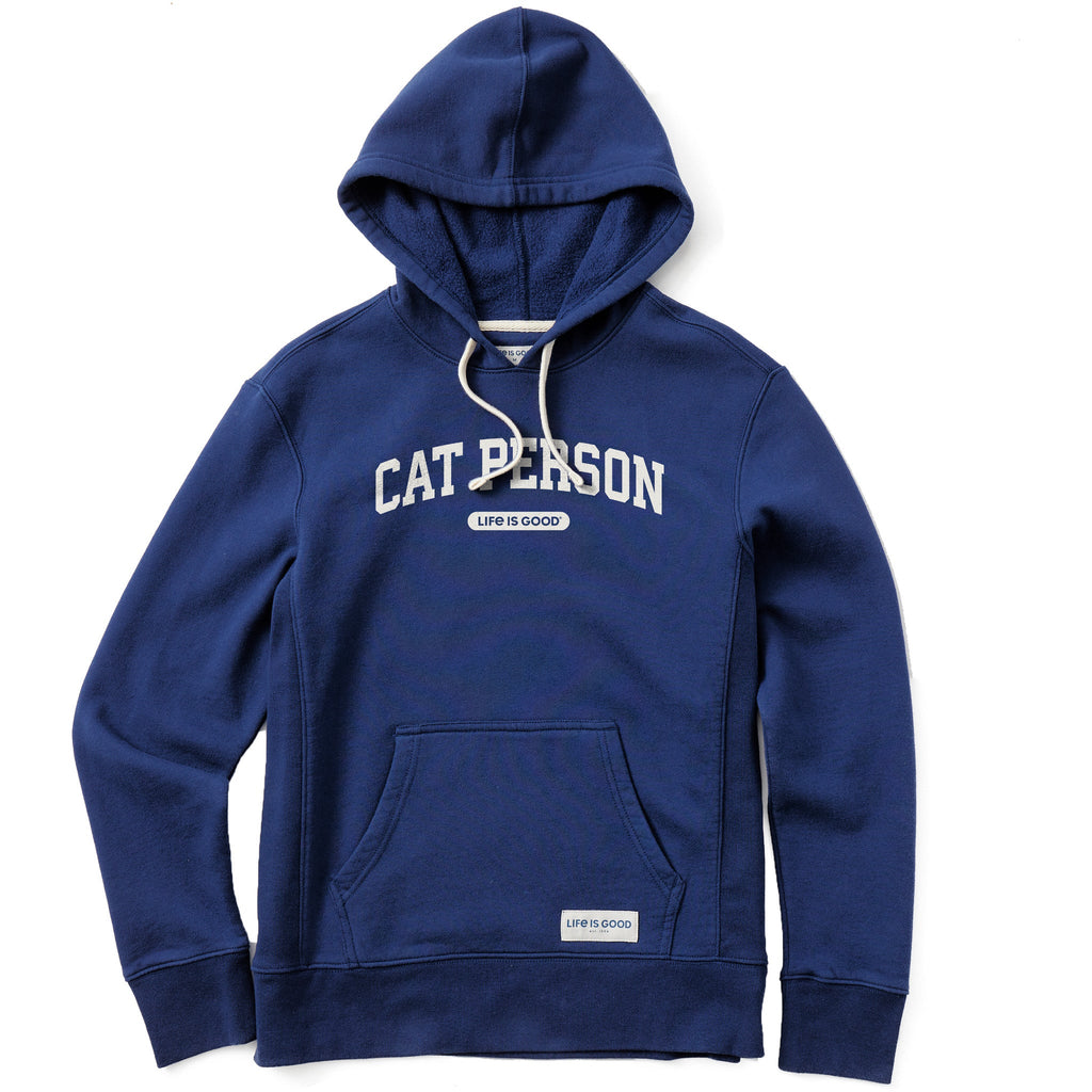 Women's A Cat Person Arch Simply True Fleece Hoodie product image 1