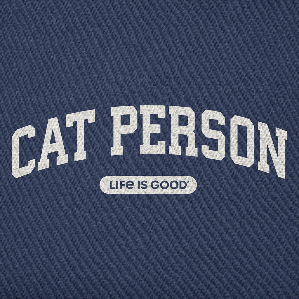 Women's A Cat Person Arch Simply True Fleece Hoodie product image 2
