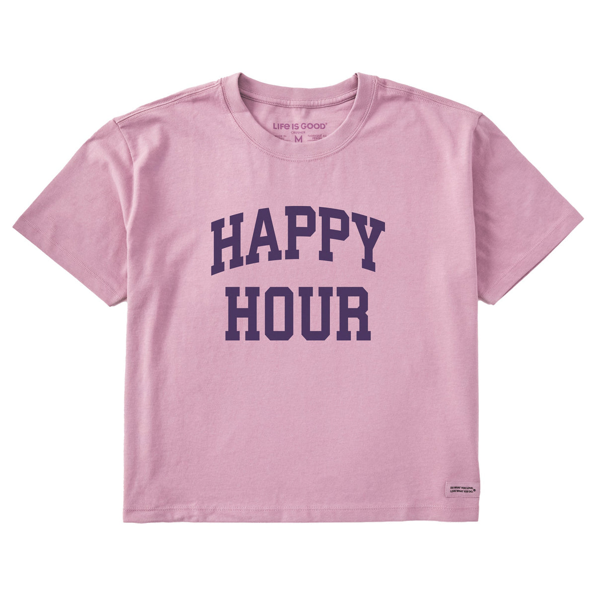 Women's Happy Hour Arch Short Sleeve Crusher Boxy Tee product image 1