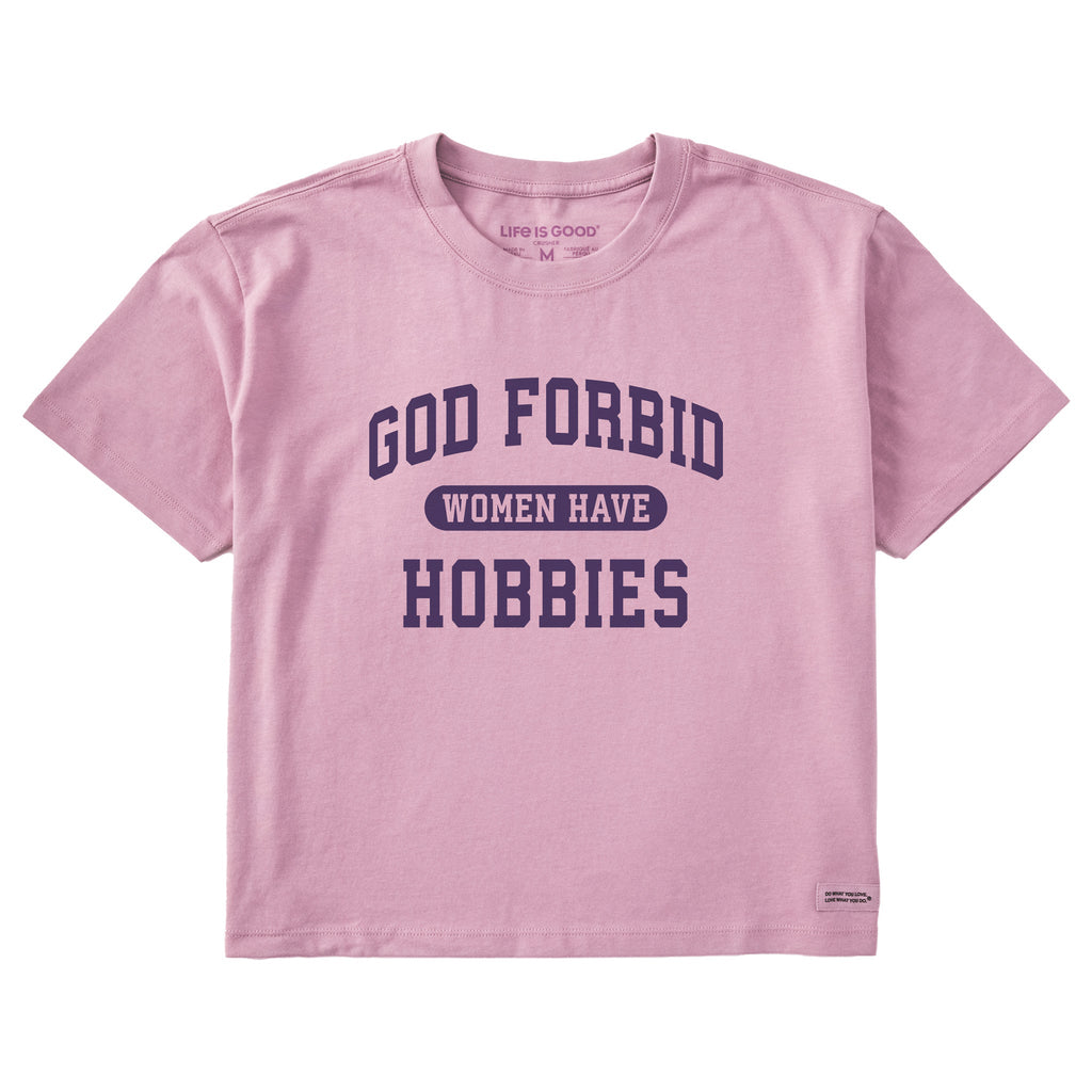 Women's God Forbid Arch Short Sleeve Crusher Boxy Tee product image 1