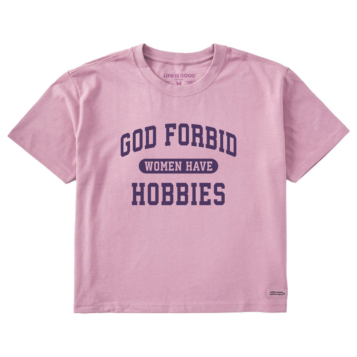 Women's God Forbid Arch Short Sleeve Crusher Boxy Tee product image 1