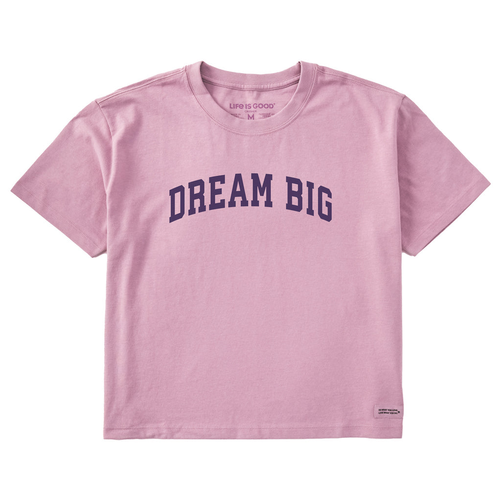 Women's Dream Big Arch Short Sleeve Crusher Boxy Tee product image 1