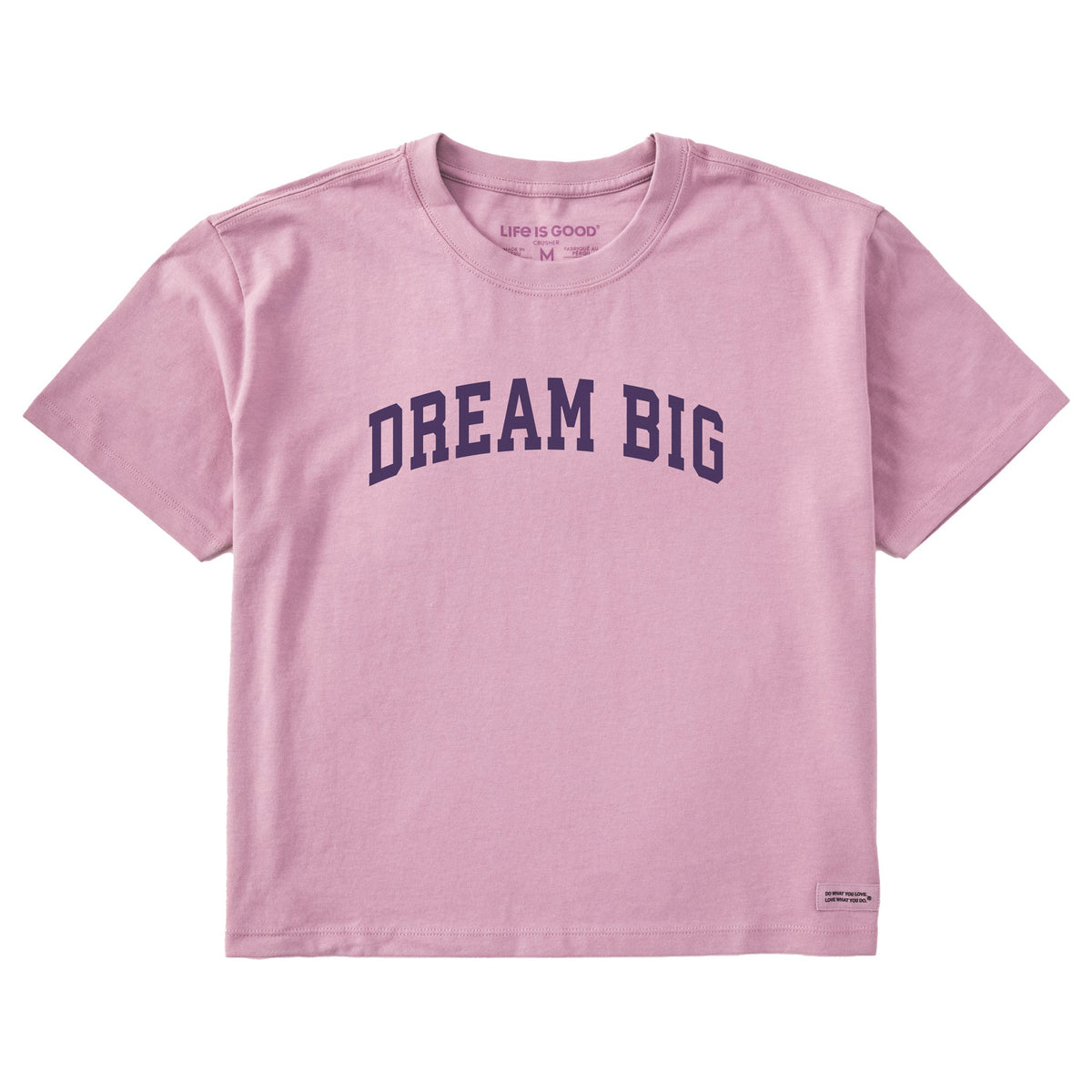 Women's Dream Big Arch Short Sleeve Crusher Boxy Tee product image 1