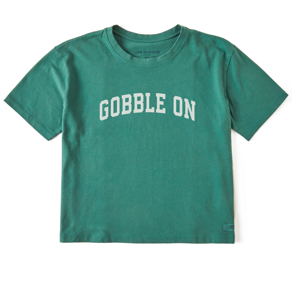 Women's Gobble On Arch Short Sleeve Crusher Boxy Tee product image 1