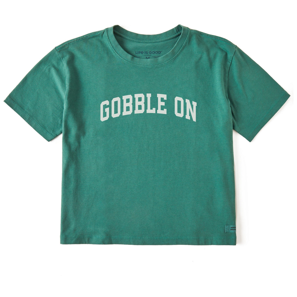 Women's Gobble On Arch Short Sleeve Crusher Boxy Tee product image 1