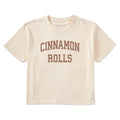 Women's Cinnamon Rolls Arch Short Sleeve Crusher Boxy Tee product image 1