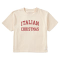 Women's Italian Christmas Arch Short Sleeve Crusher Boxy Tee product image 1