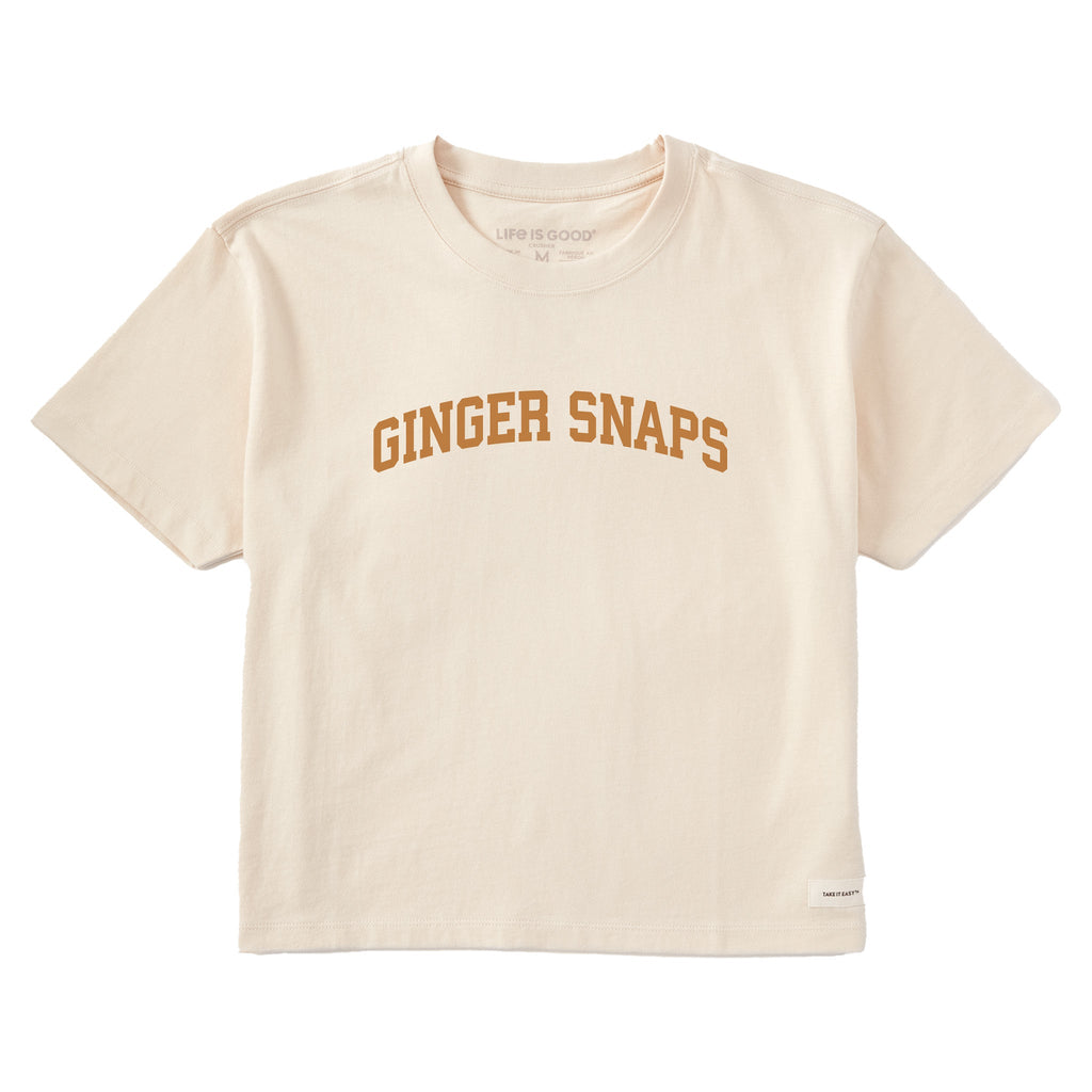 Women's Ginger Snaps Arch Short Sleeve Crusher Boxy Tee product image 1