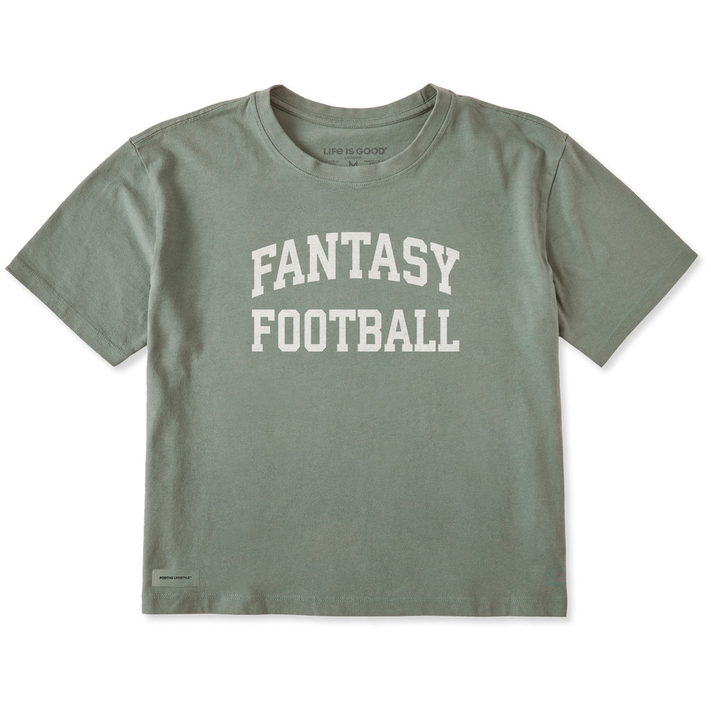 Women's Fantasy Football Arch Short Sleeve Crusher Boxy Tee product image 1