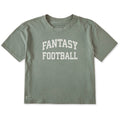 Women's Fantasy Football Arch Short Sleeve Crusher Boxy Tee product image 1