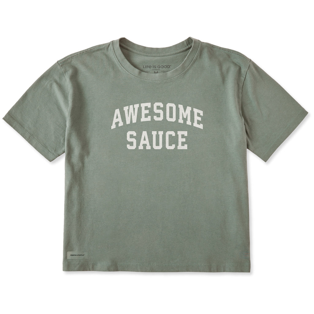 Women's Awesome Sauce Arch Short Sleeve Crusher Boxy Tee product image 1