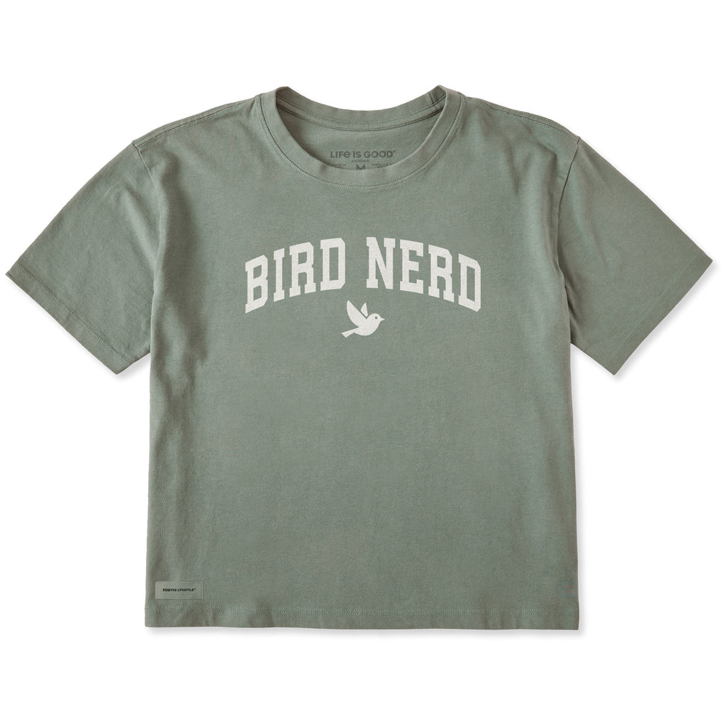 Women's Bird Nerd Arch Short Sleeve Crusher Boxy Tee product image 1