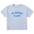 Women's All We Need is Love Arch Short Sleeve Crusher Boxy product image 1