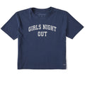 Women's Girls Night Out Arch Short Sleeve Crusher Boxy Tee product image 1