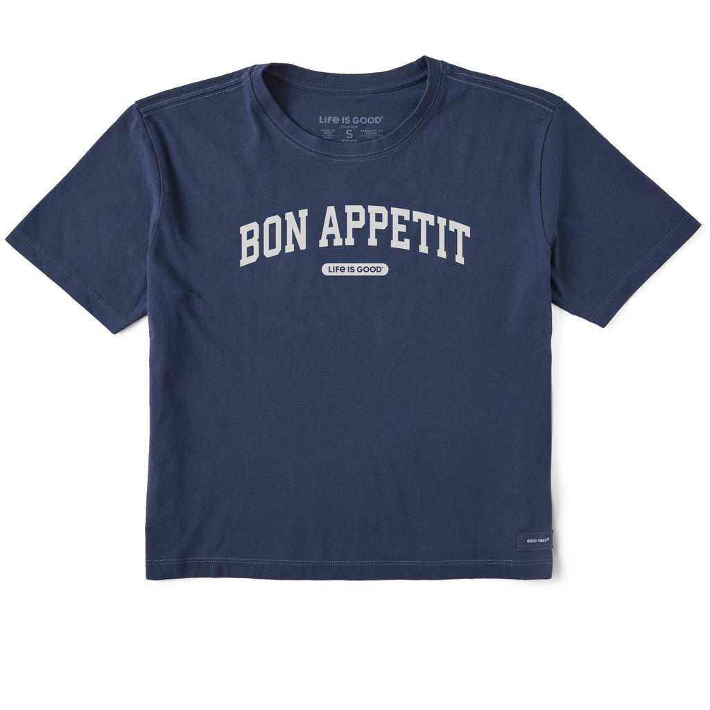 Women's Bon Appetit Arch Short Sleeve Crusher Boxy Tee product image 1