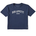 Women's Bon Appetit Arch Short Sleeve Crusher Boxy Tee product image 1