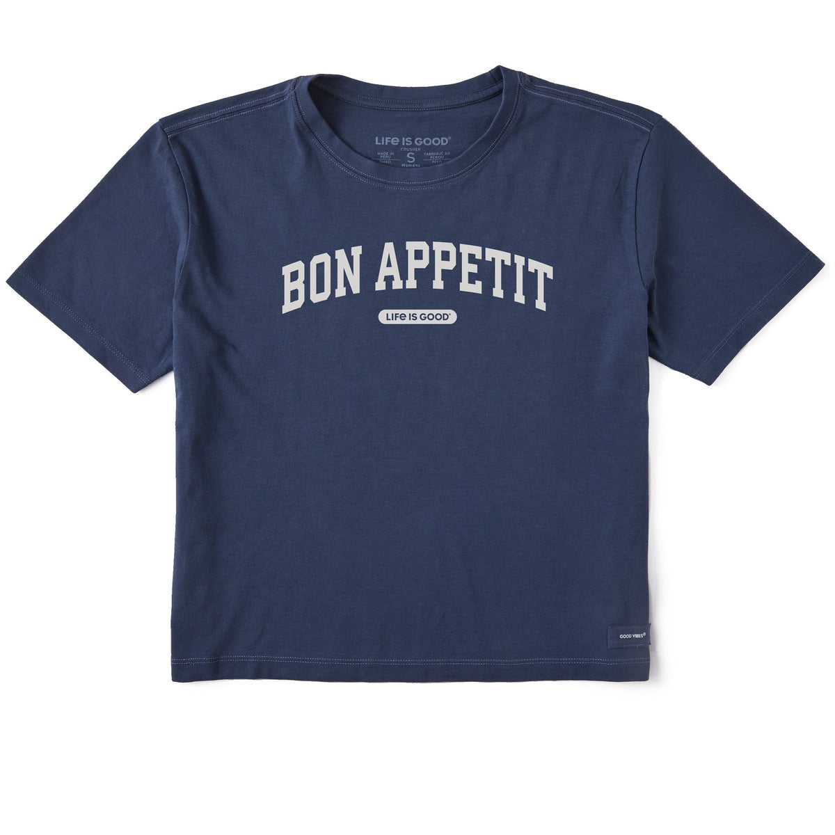 Women's Bon Appetit Arch Short Sleeve Crusher Boxy Tee product image 1