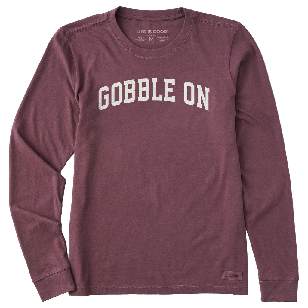 Women's Gobble On Arch Long Sleeve Crusher Tee product image 1