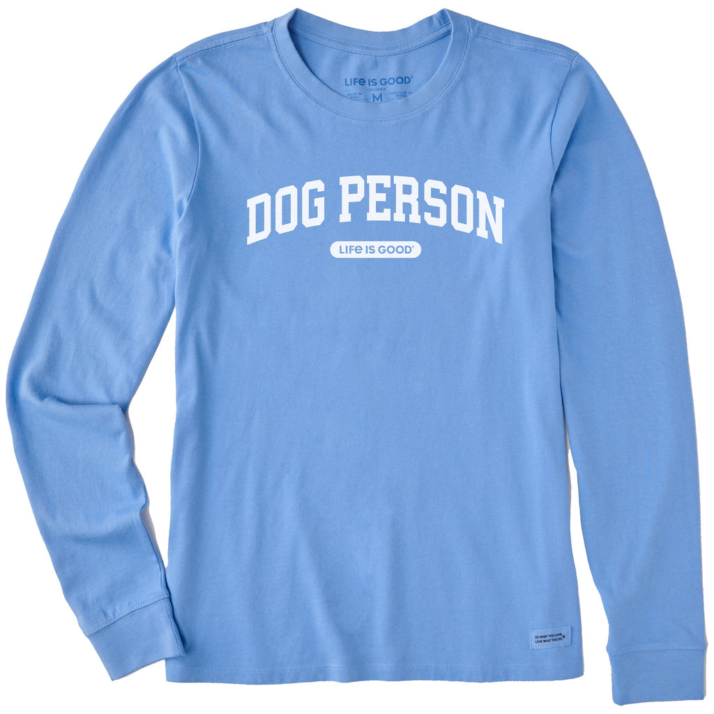 Women's Dog Person Arch Long Sleeve Crusher Tee product image 1