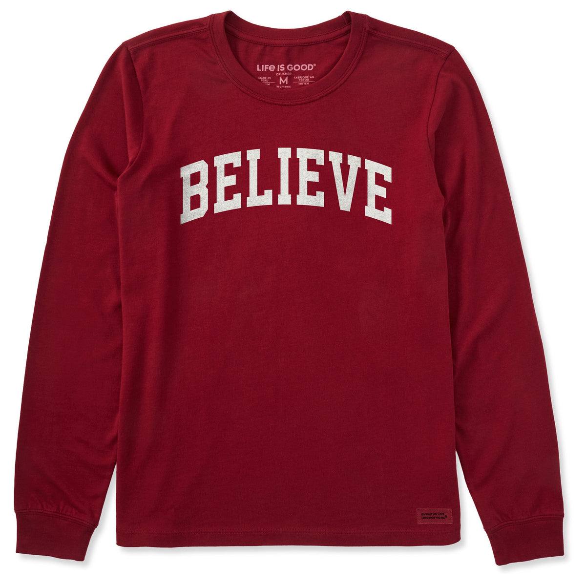 Women's Believe Arch Long Sleeve Crusher Tee