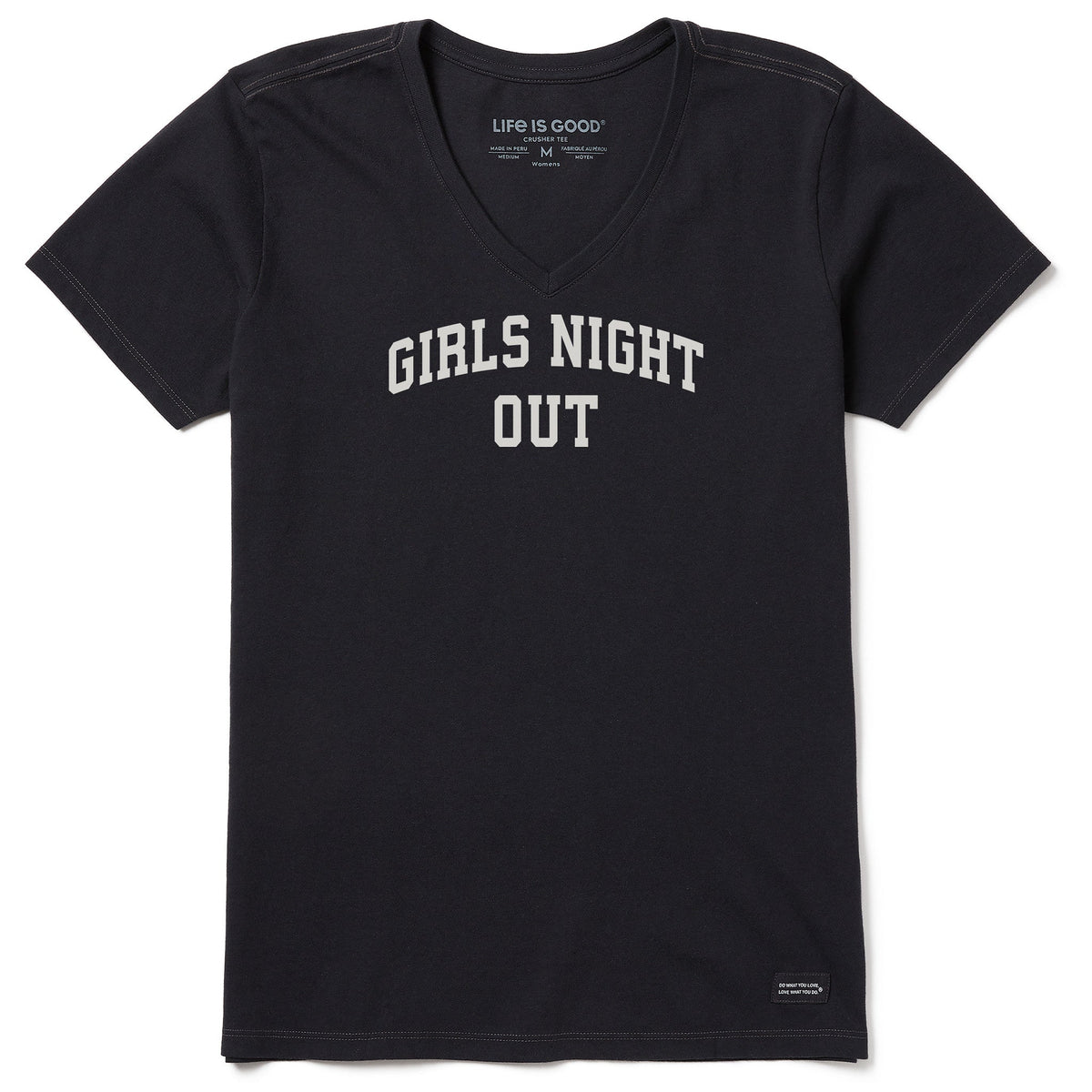 Women's Girls Night Out Arch Short Sleeve Crusher Vee product image 1
