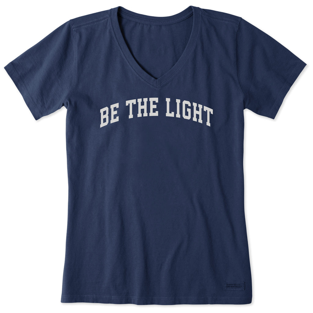 Women's Be the Light Arch Short Sleeve Crusher Vee product image 1