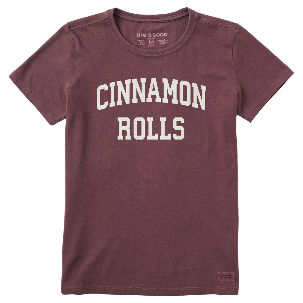 Women's Cinnamon Rolls Arch Short Sleeve Crusher Tee product image 1