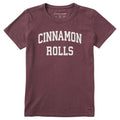 Women's Cinnamon Rolls Arch Short Sleeve Crusher Tee product image 1