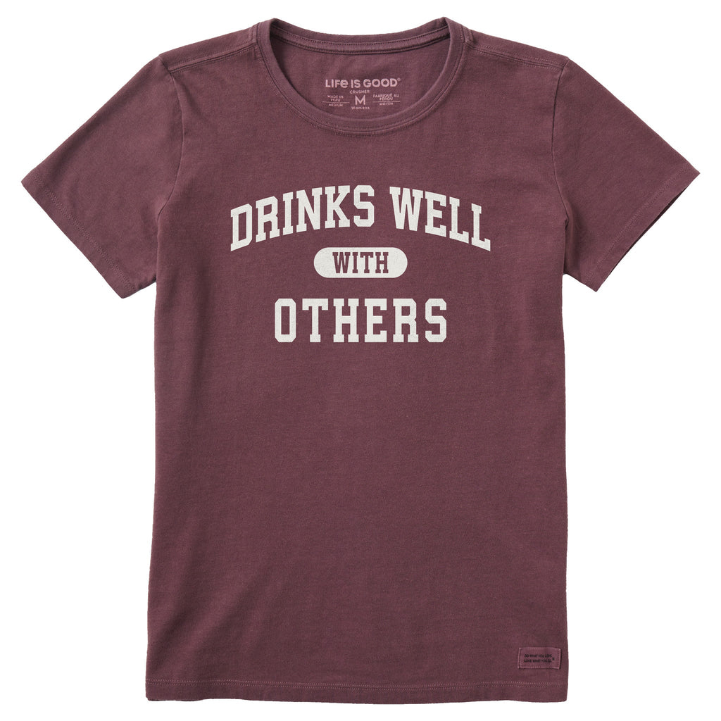 Women's Drinks Well with Others Arch Short Sleeve Crusher product image 1