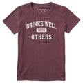 Women's Drinks Well with Others Arch Short Sleeve Crusher product image 1