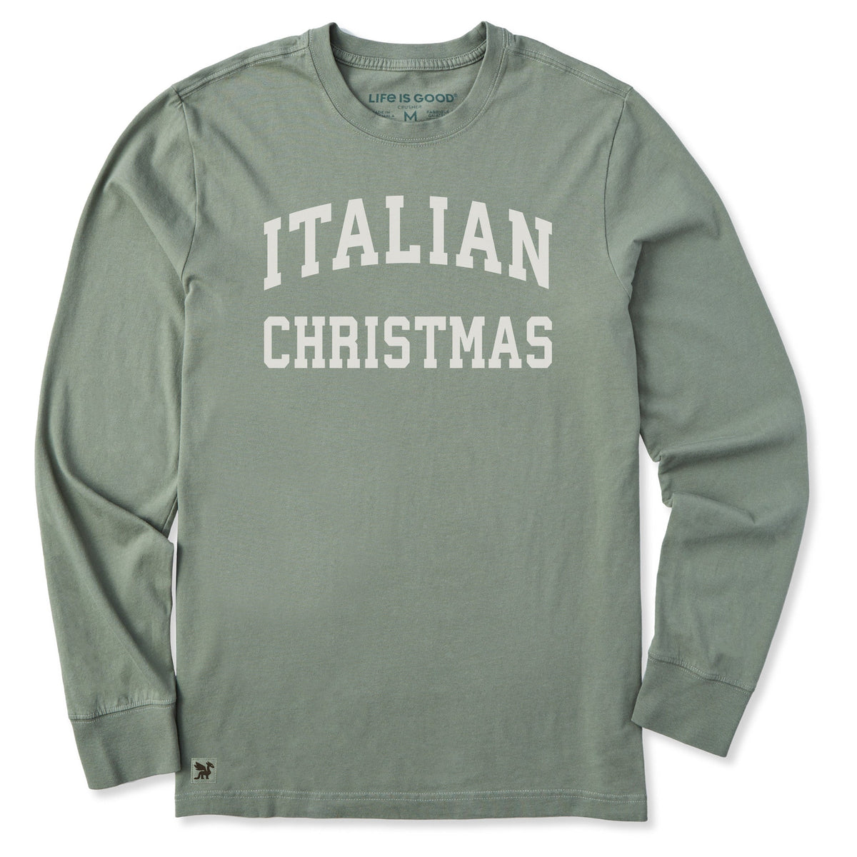Men's Italian Christmas Arch Long Sleeve Crusher Tee product image 3