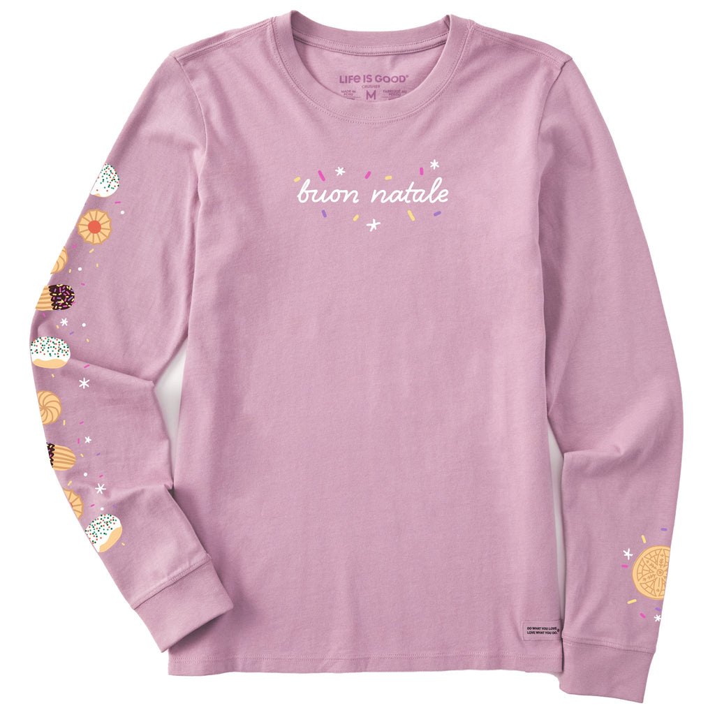 Women's Buon Natale Italian Christmas Cookies Long Sleeve product image 9