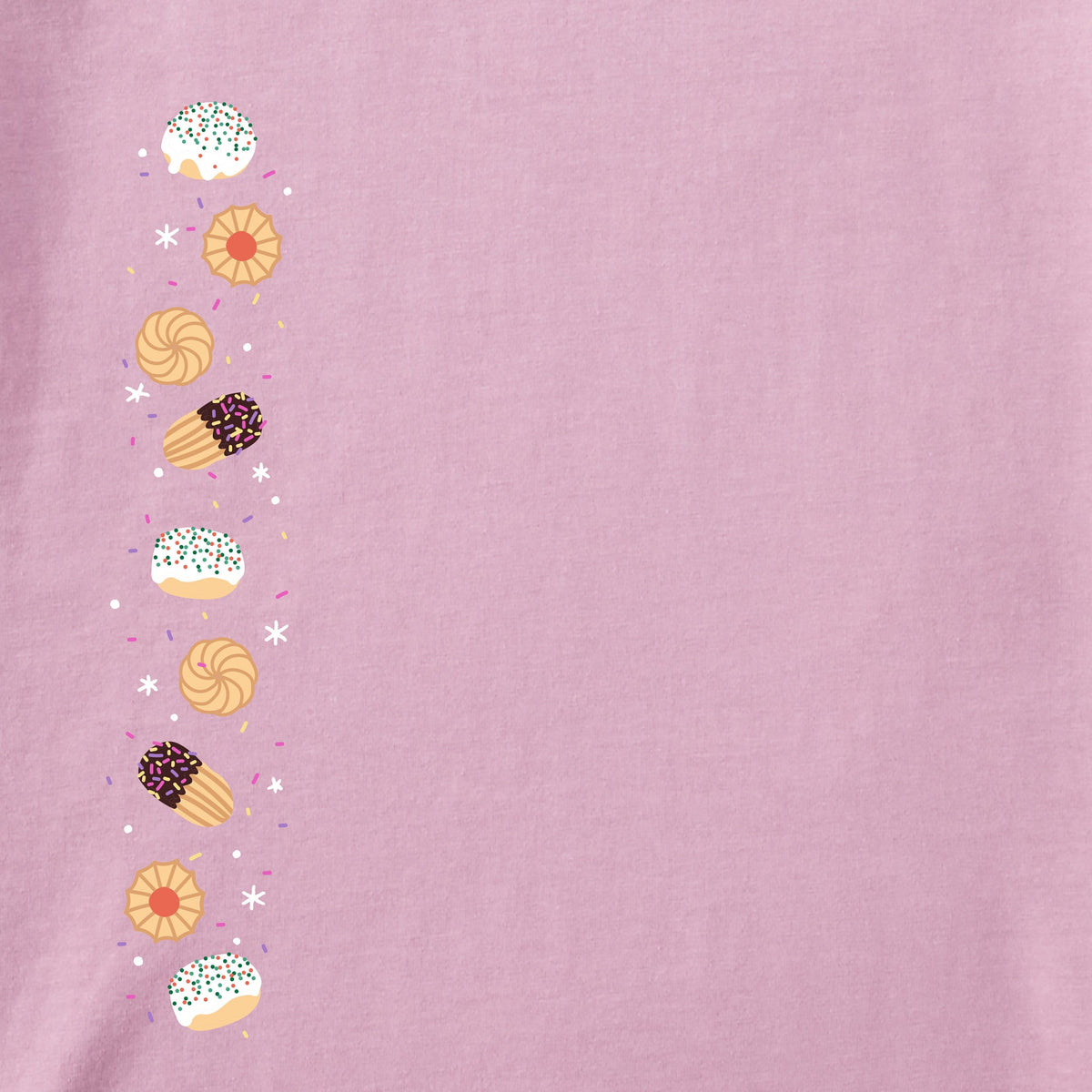 Women's Buon Natale Italian Christmas Cookies Long Sleeve product image 11