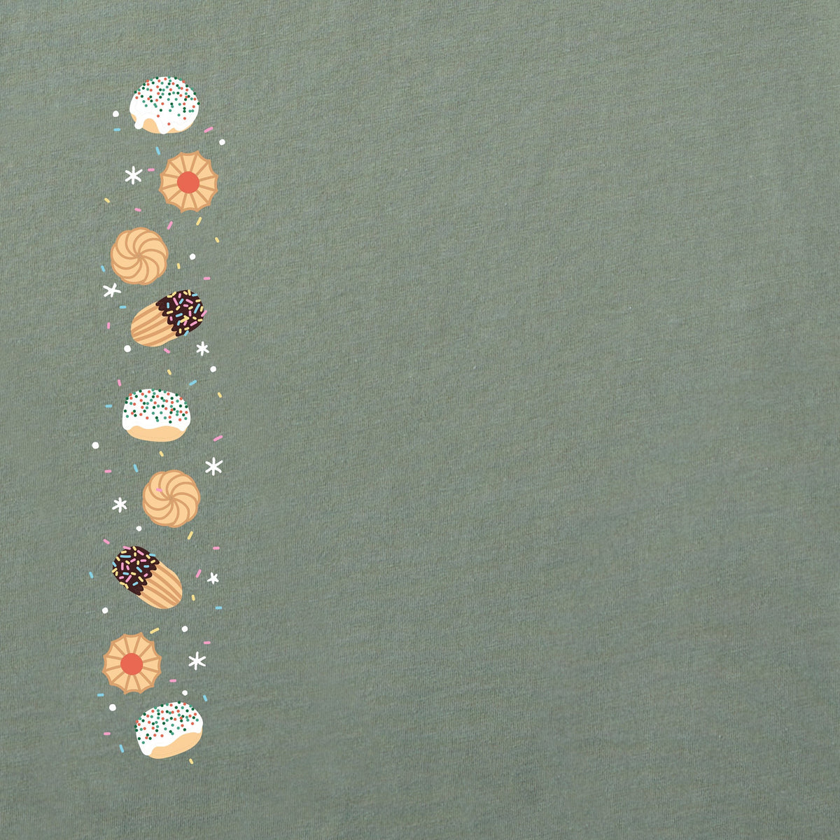 Women's Buon Natale Italian Christmas Cookies Long Sleeve product image 3