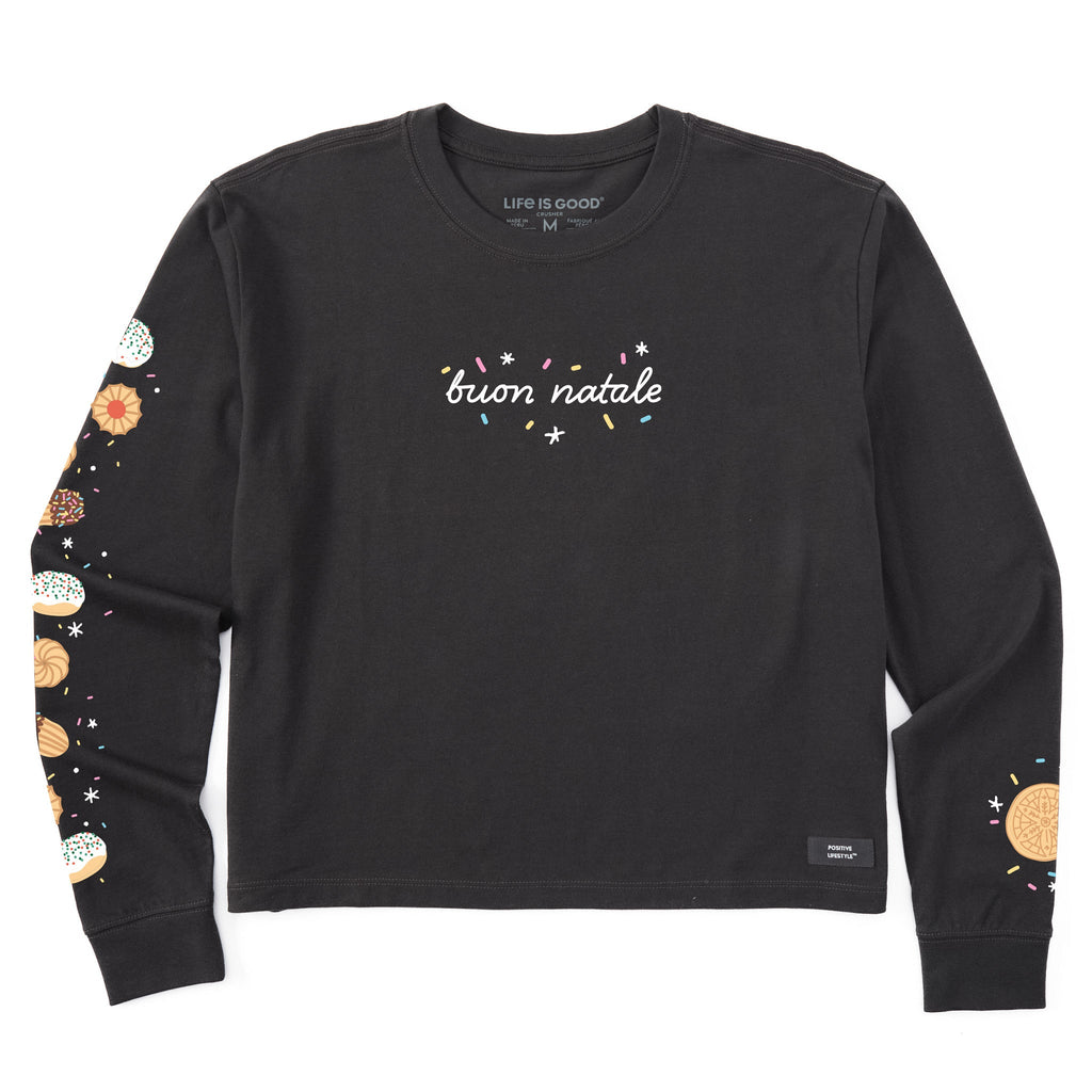 Women's Buon Natale Italian Christmas Cookies Long Sleeve product image 5