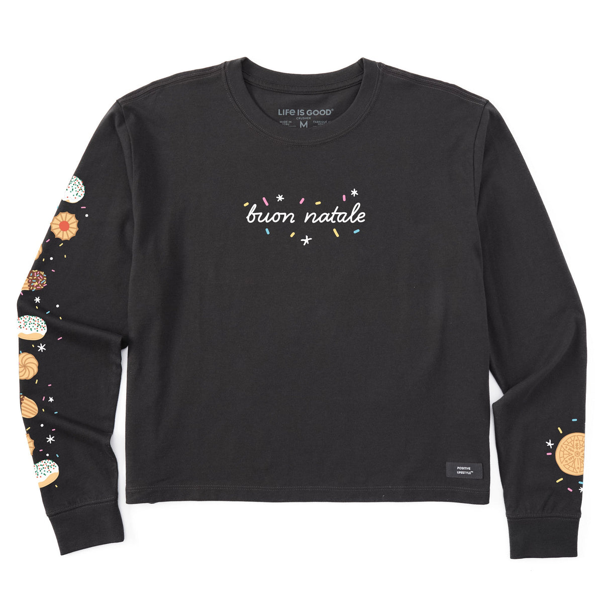 Women's Buon Natale Italian Christmas Cookies Long Sleeve product image 5