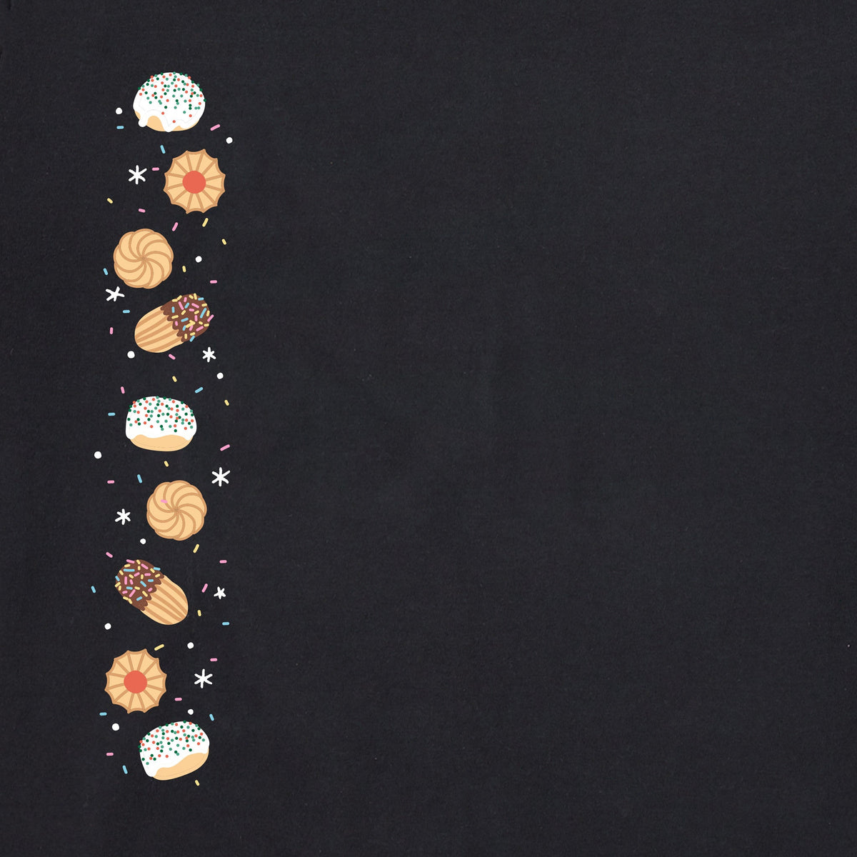 Women's Buon Natale Italian Christmas Cookies Long Sleeve product image 7