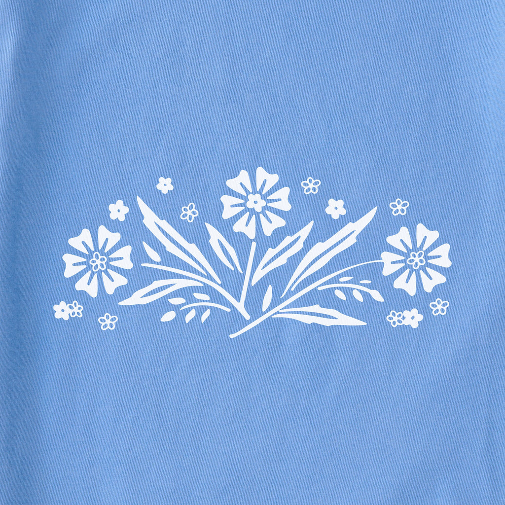 Women's Retro Floral Long Sleeve Crusher Tee product image 6