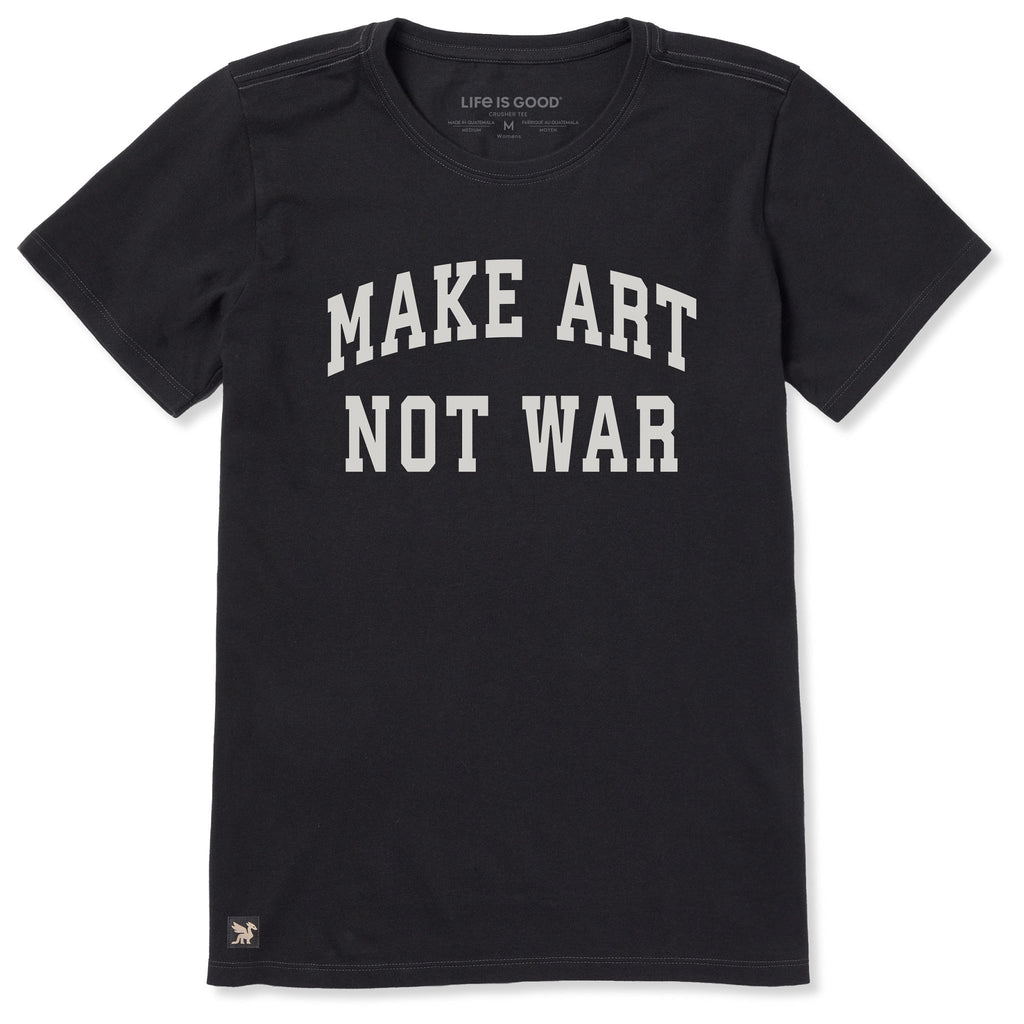 Women's Make Art Not War Arch Short Sleeve Tee product image 3
