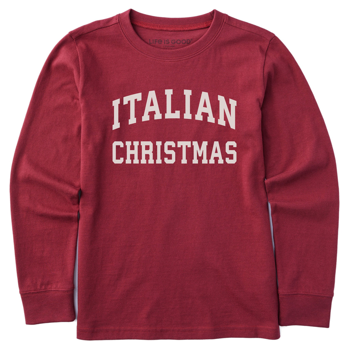 Kids Italian Christmas Arch Long Sleeve Crusher Tee product image 3