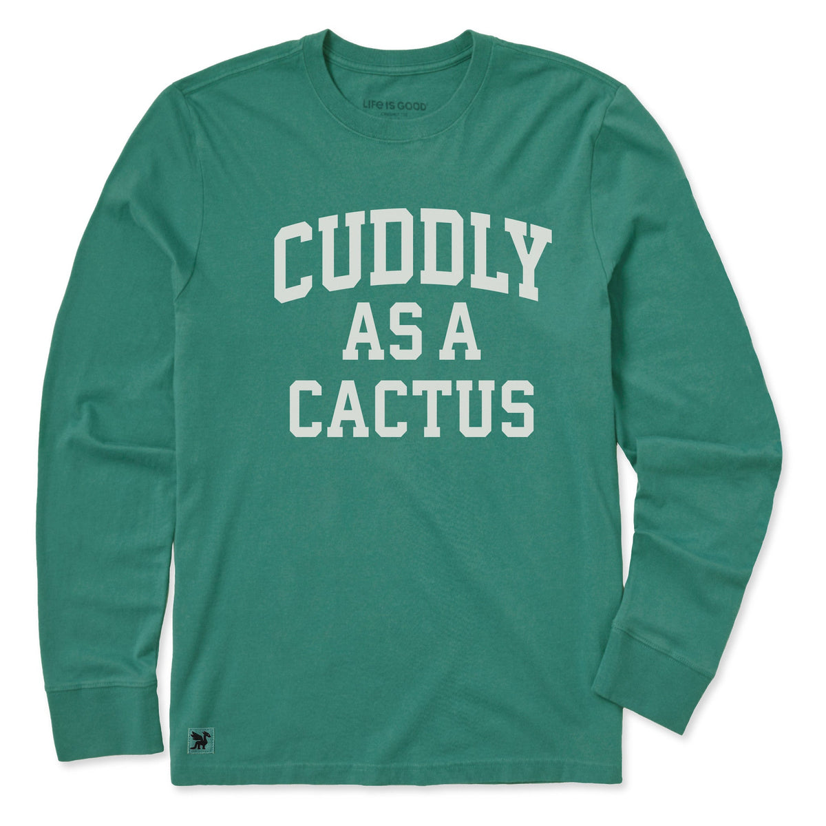 Men's Cuddly as a Cactus Arch Long Sleeve Crusher Tee product image 3