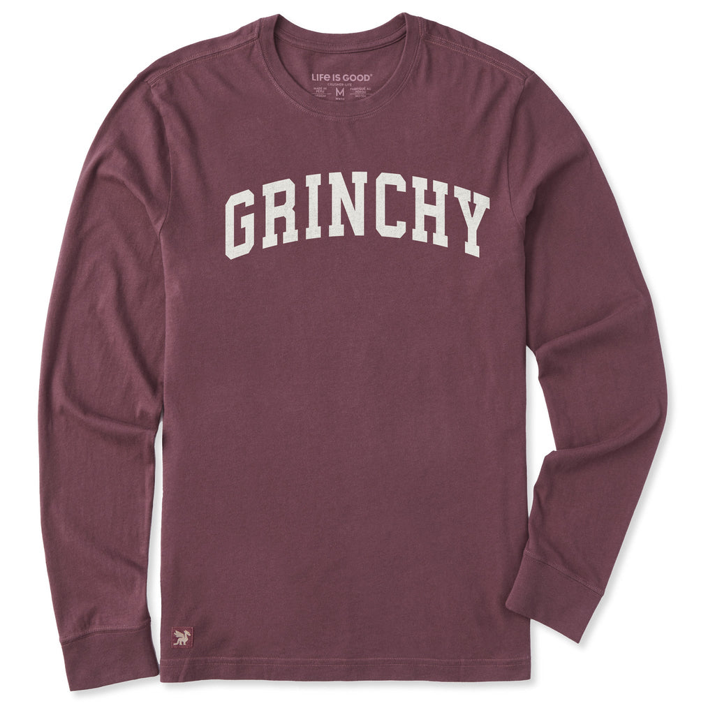 Men's Grinchy Arch Long Sleeve Crusher Tee product image 3