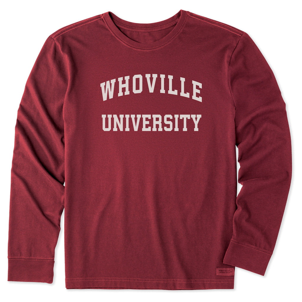Men's Whoville University Arch Long Sleeve Crusher Tee product image 3