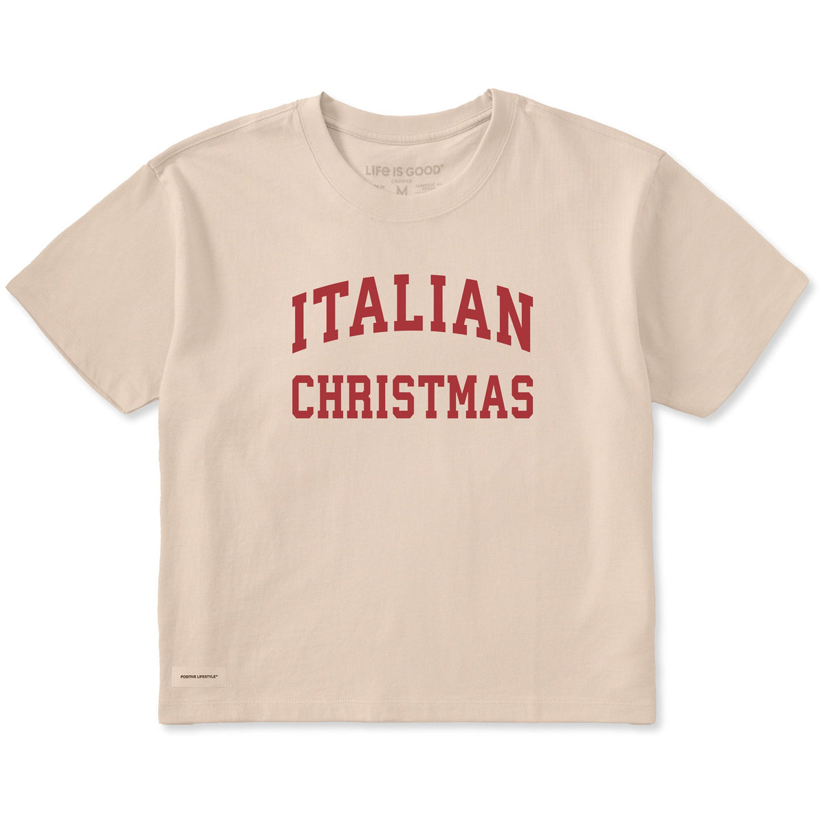 Women's Italian Christmas Arch Short Sleeve Crusher Boxy Tee product image 3