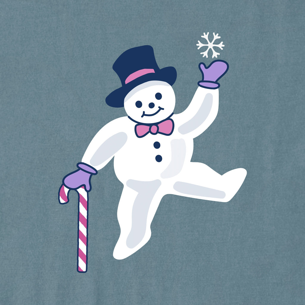 Women's Dancing Snowmen Long Sleeve Crusher Tee product image 6