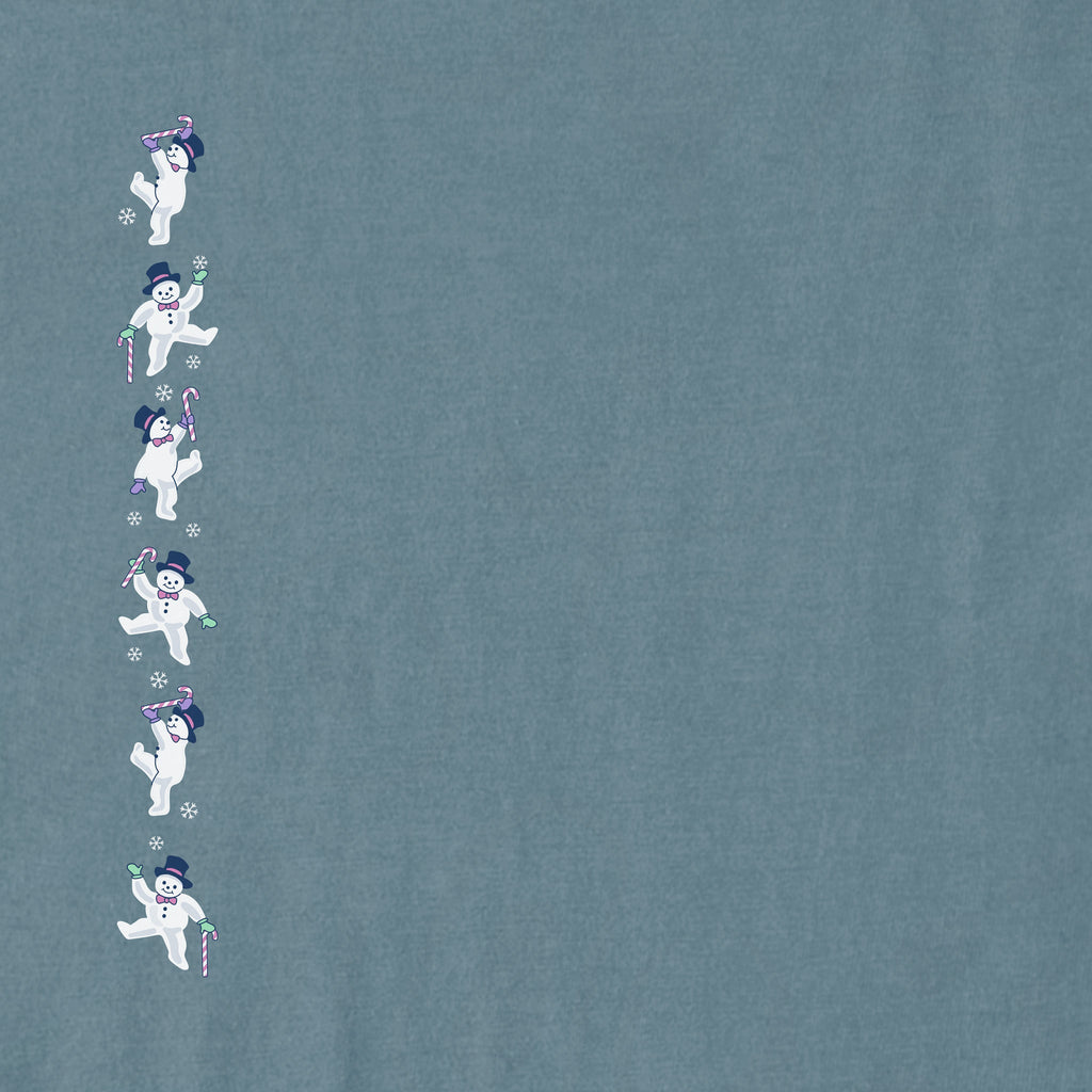 Women's Dancing Snowmen Long Sleeve Crusher Tee product image 7