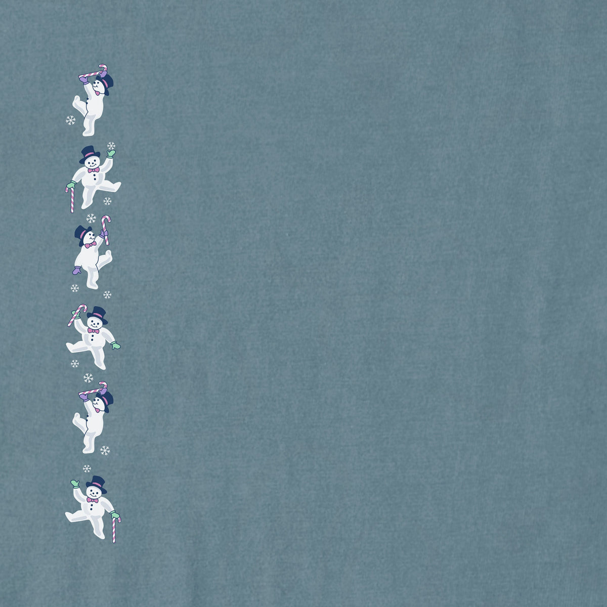 Women's Dancing Snowmen Long Sleeve Crusher Tee product image 7